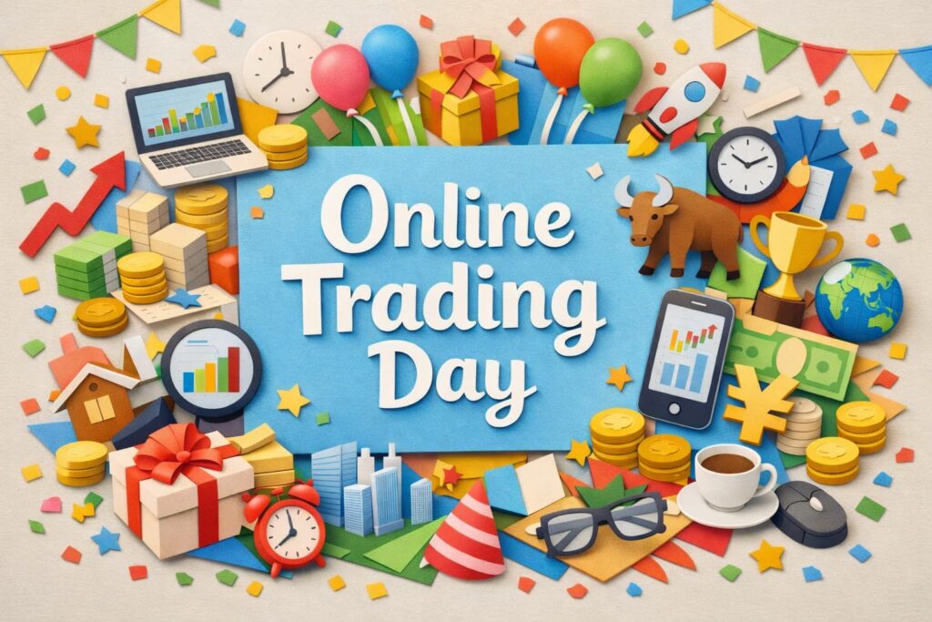 オンライントレードの日の由来や意味、誰が決めたのかをわかりやすく紹介。1996年に始まった日本初のインターネット証券取引と大和証券の歩みをやさしく解説します。