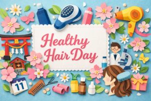 しっかりいい髪の日の由来や意味をやさしく解説。4月11日が選ばれた理由や制定企業 SonoReproとの関係 髪の健康習慣までわかる