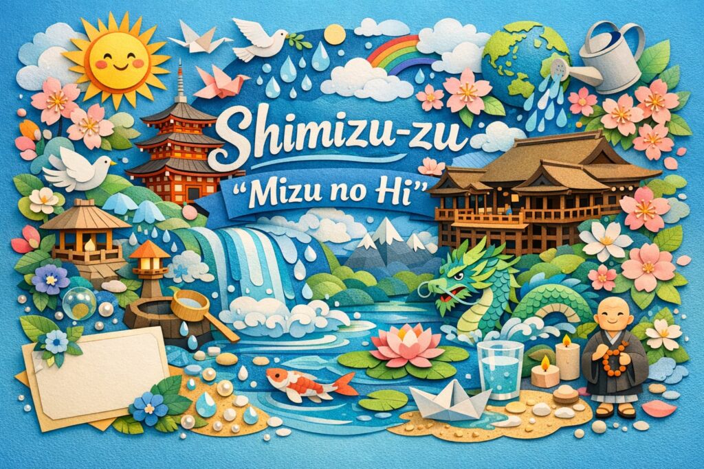 清水寺・みずの日の由来や意味、全国清水寺ネットワーク会議との関わり、京都・清水寺の法要、水への感謝と浄化の願いをわかりやすく伝える内容