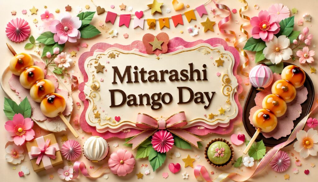 みたらしだんごの日は毎月3日4日5日。由来や語呂合わせ、山崎製パンによる制定、御手洗団子の魅力を紹介