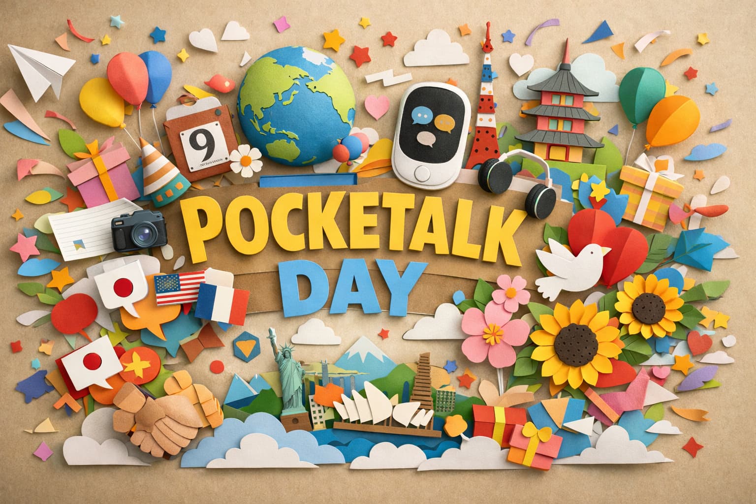 ポケトークの日にちなんだ記念日やAI通訳機の魅力、ソースネクストとの関わりを解説した内容