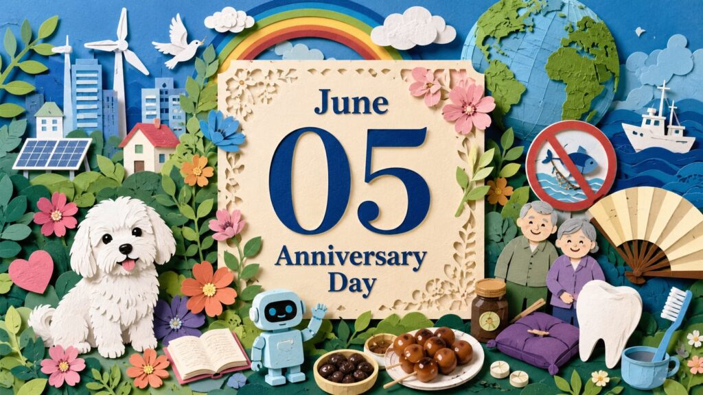 6月5日は何の日 世界環境デー・環境の日、ろうごの日、ロコモ予防の日、歯と口の健康週間などの記念日紹介