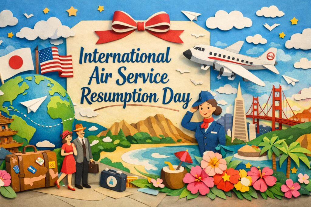 戦後初の国際線を再開した日本航空の歴史と、国際航空業務再開の日の由来を解説