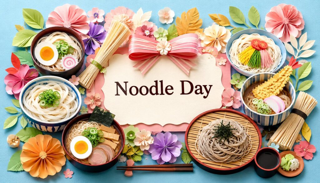 めんの日は全麺連が制定した記念日。由来や縁起のよい意味、うどん・そば・ラーメンなど麺文化を紹介