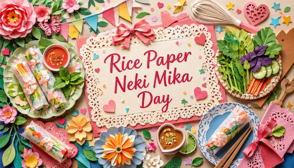 ライスペーパーネキみかの日の由来や3月9日の語呂合わせ、ライスペーパーの楽しみ方を紹介
