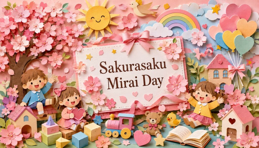 さくらさくみらいの日の由来や制定理由、3月9日の語呂合わせ、さくらさくプラスの保育への想いを紹介