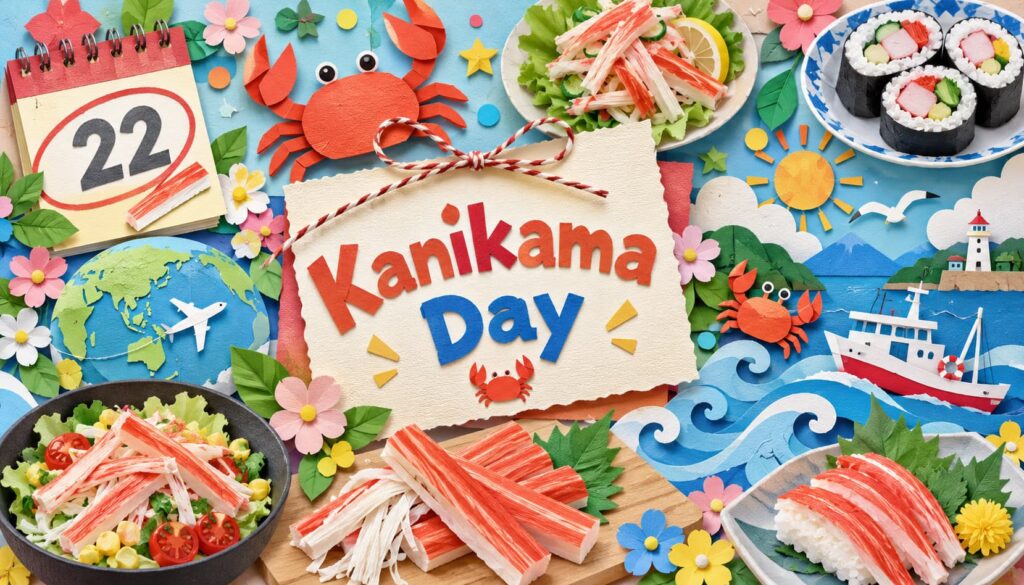 カニカマの日は6月を除く毎月22日。スギヨが制定した由来や22の二二とカニのハサミの関係、香り箱の歴史を紹介。