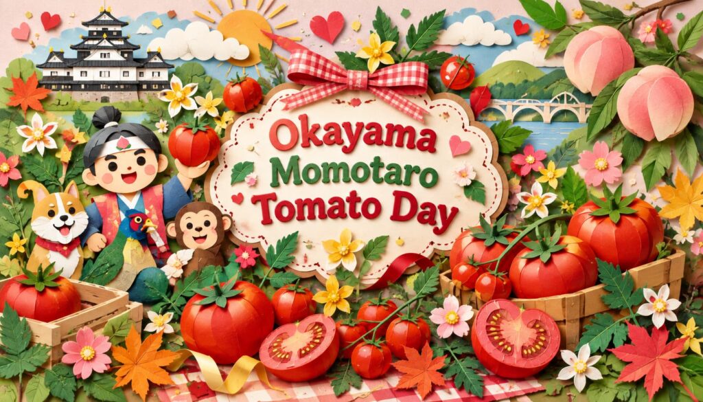 10月10日は岡山県産桃太郎トマトの日。JA全農おかやまが制定した由来や語呂合わせ 旬 びほく地域と桃太郎トマトの歴史を紹介