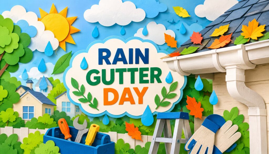 10月1日は「雨といの日」、家を守るための雨といの点検を促進する記念日
