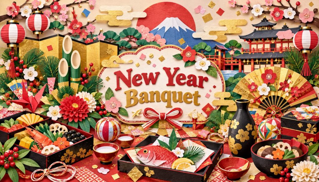 新年宴会は明治政府が定めた旧祝祭日。宮中で皇族や高官 外国使臣が新年を祝い 由来や太政官布告 廃止までの歴史をたどります。
