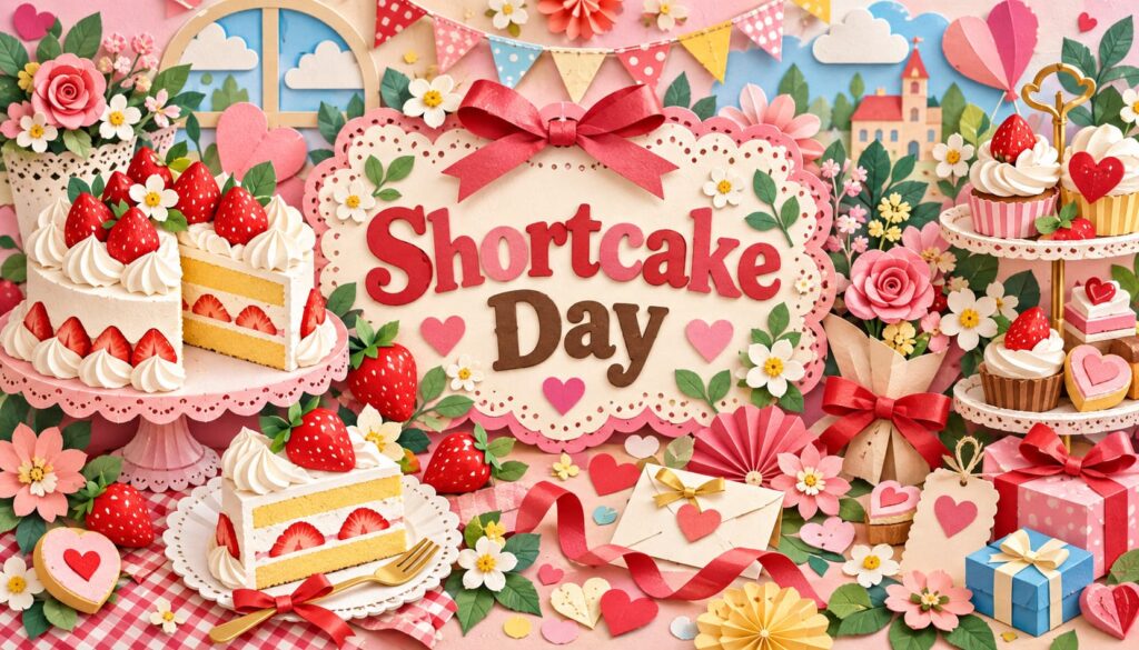 毎月22日はショートケーキの日。22日の上に15が並ぶカレンダーの配置を苺のショートケーキに見立てた由来やカウベルとの関係を紹介。
