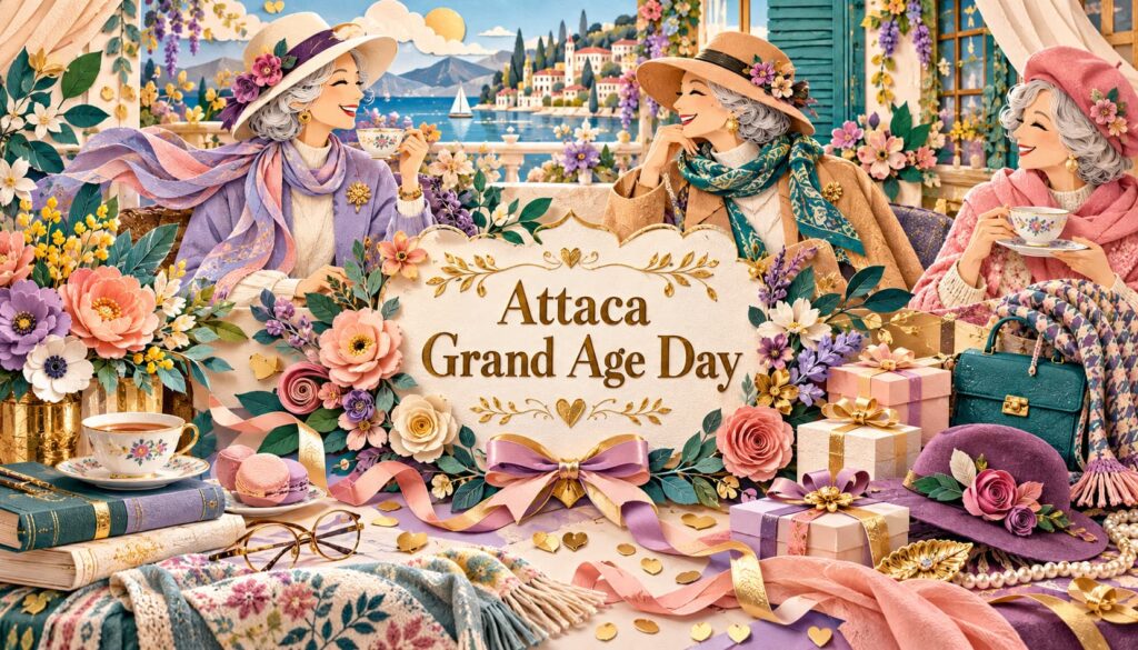 attacaグランエイジの日は10月15日。Hana Planが制定した記念日で、「堂々といこう」の語呂合わせや以前の敬老の日との関係、自分らしく生きるという意味を紹介します。
